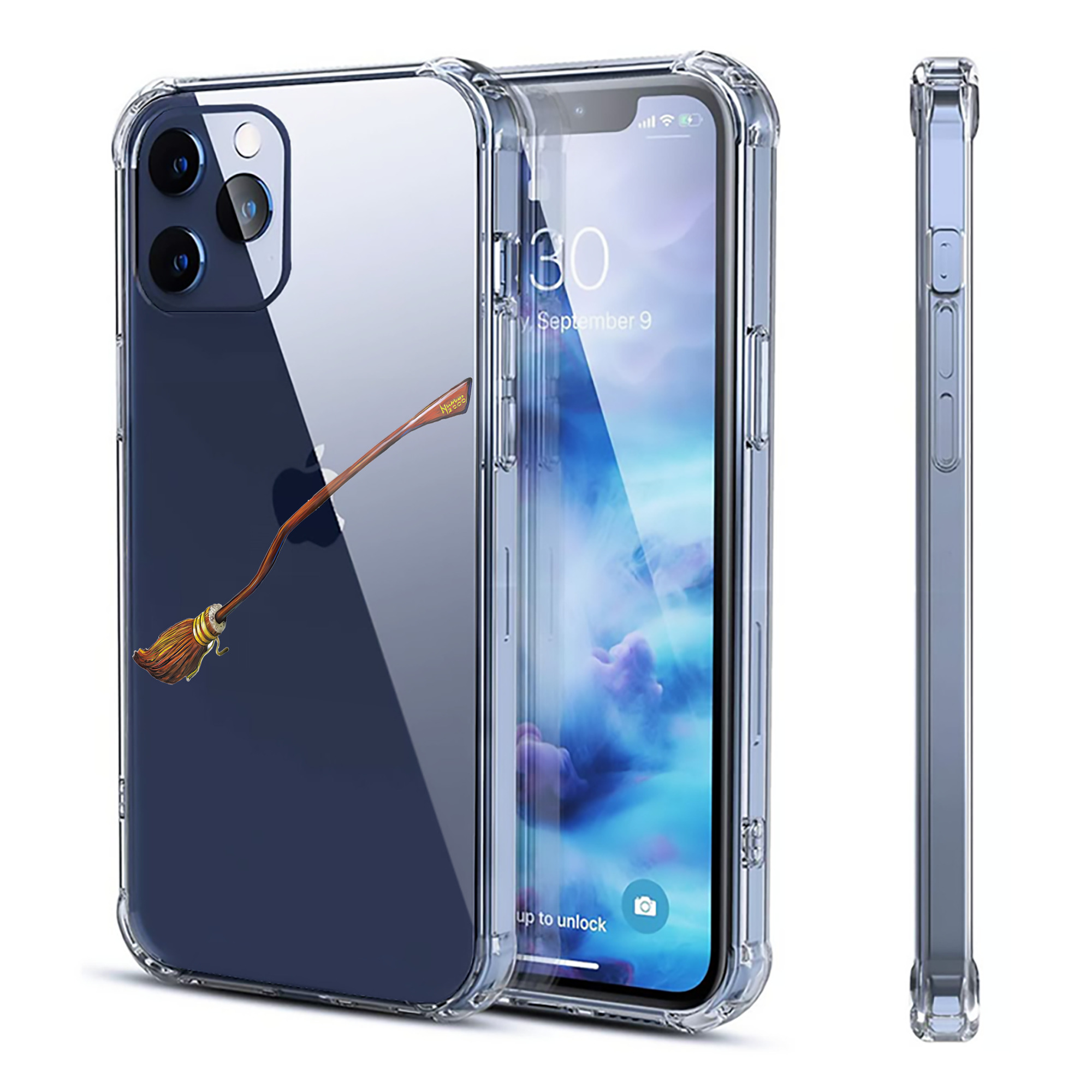 （画像用） Harry Potter ハリー・ポッターシリーズ 【iPhone 12シリーズ対応】透明スマホケース（クリアソフトケース）